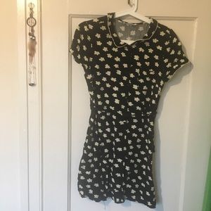 Urban outfitters flower Peter Pan collar dress